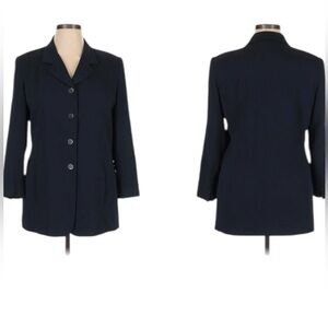 Alex Garfield black brazer size 16